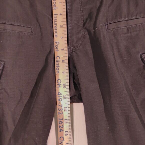 5.11 tactical cargo pants womens 14 long black ripstop straight leg relaxed fit - Picture 4 of 8